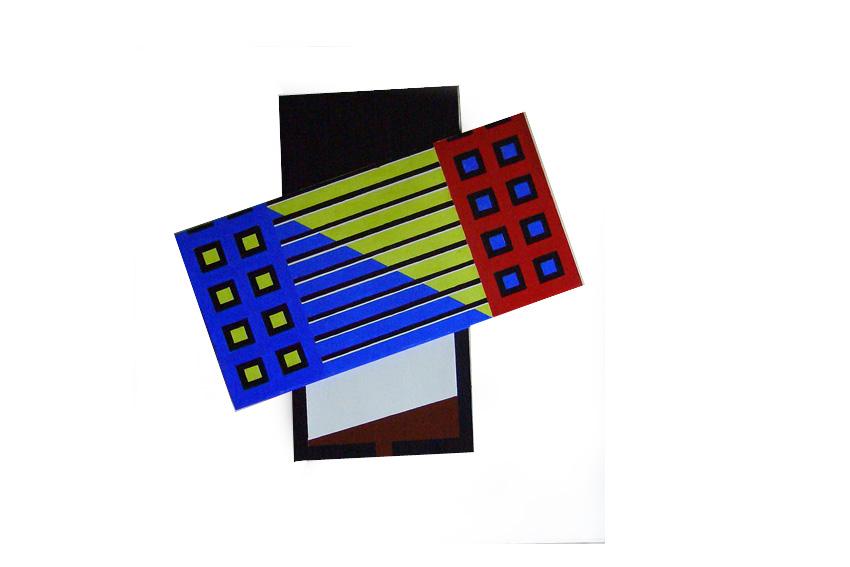 Analogico Serenata   smalto e olio su tavole  80x80  2008