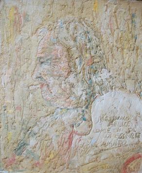 RITRATTO DI ALDA MERINI (AFFRESCO)