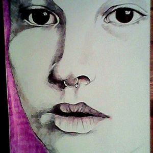 N°43 Biro nera, fucsia, marrone e rossa