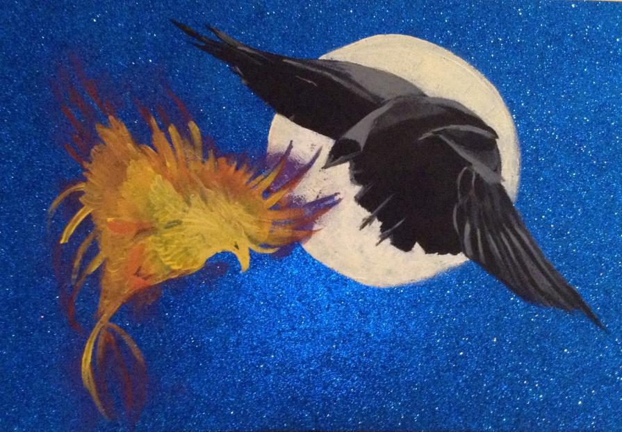 La rinascita ( il Corvo e la Fenice )