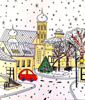 .... La neve rallenta... modifica...ti ferma per farsi ammirare meglio....!!!