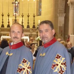 OMAR SALVAGNO INSIGNITO DELLA CROCE DI CAVALIERE E DELLA MEDAGLIA DI BENEMERENZA DEL SACRO MILITARE ORDINE COSTANTINIANO DI SAN GIORGIO