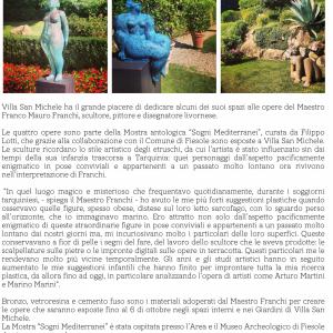 Franco Mauro Franchi a Villa San Michele