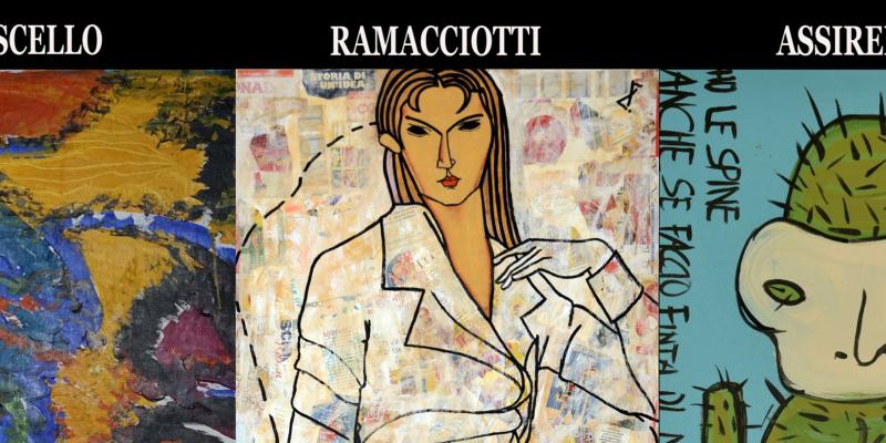 Mostre personali di Marilè Truscello, Lisandro Ramacciotti e Alessandro Assirelli