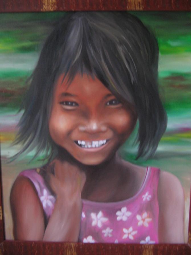 dolce sorriso di bimba