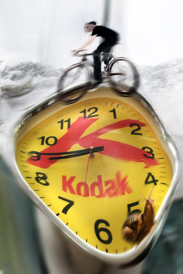 tento il record dell'ora. c'è un uomo in fuga.