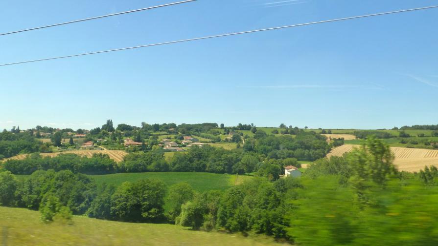 La campagne à perte de vue !