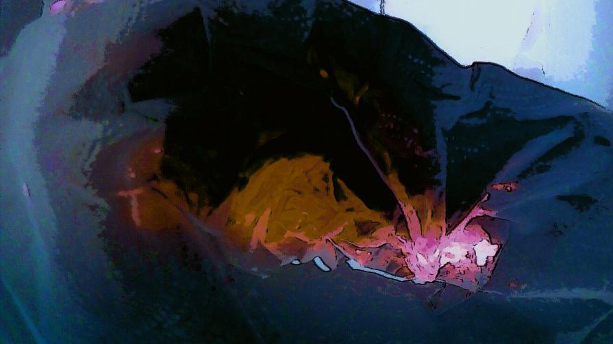 Il Drago delle Tenebre nella Caverna