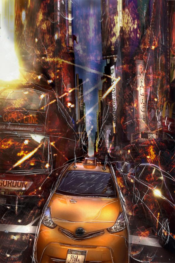 la citta' di pilar pilar.al tramonto.