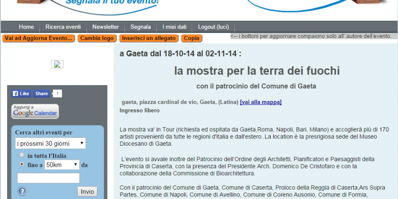 mostra per la terra dei fuochi mostra per la terra dei fuochi