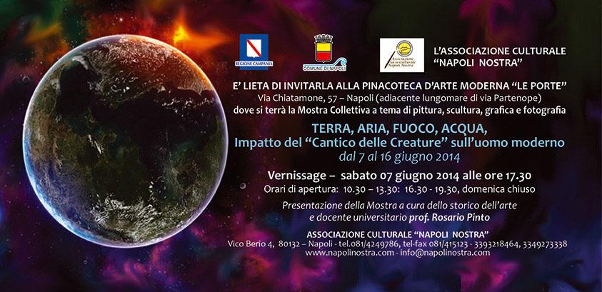 07-16 giugno 2014 Pinacoteca d'Arte Moderna "Le Porte" Napoli 07-16 giugno 2014 Pinacoteca d'Arte Moderna "Le Porte" Napoli