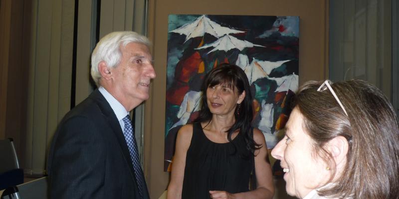 ''Italy - Greece: one face, one race - artistic avant-garde and tradition'' at the e Campus University in Rome ''Italy - Greece: one face, one race - artistic avant-garde and tradition'' at the e Campus University in Rome