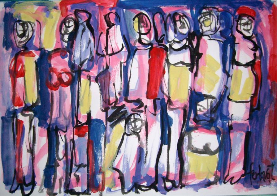 esperando la carrozza