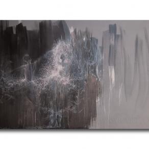 Abstract ballet painting "Silver Dance" from Ballet Series "Giselle"