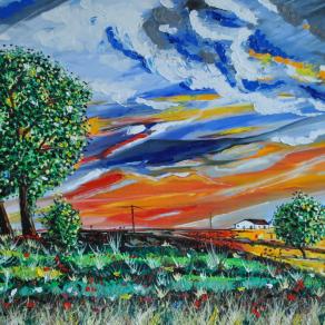 Tramonto sul Tratturo.