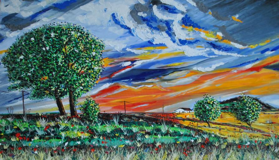 Tramonto sul Tratturo.