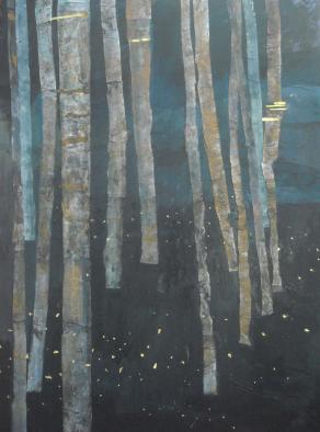 Notturno tra i pioppi e lucciole