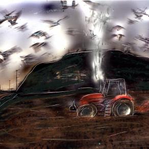 sotterriamo i rifiuti,accanto ariamo i campi per un raccolto grasso.