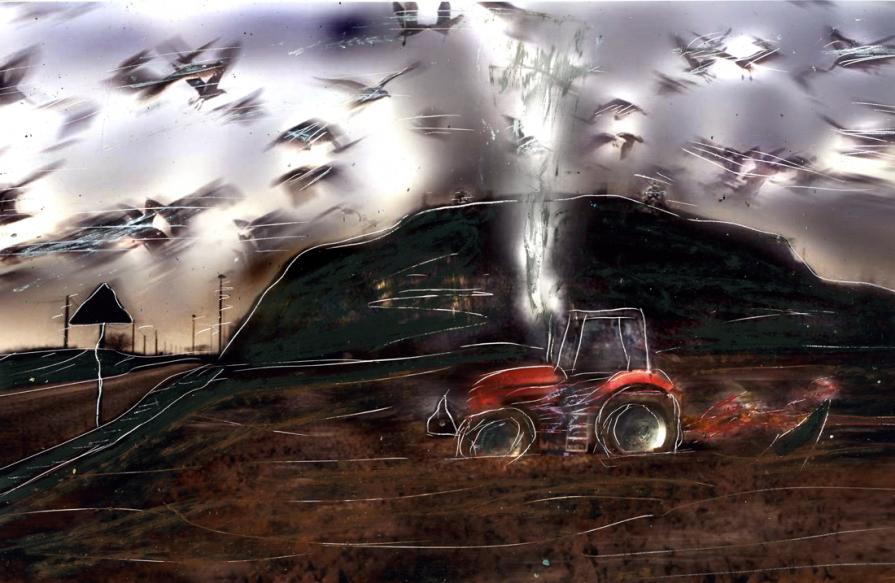 sotterriamo i rifiuti,accanto ariamo i campi per un raccolto grasso.