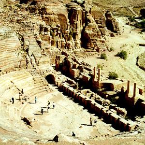Jordan. Desert and stones