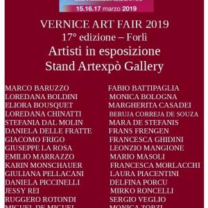 Artista Fabio Battipaglia partecipa con due sue opere alla Fiera d'Arte di Forlì