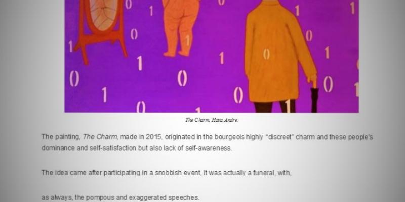 Hans Andre’s comments about his paintings