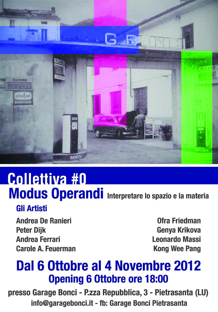 MODUS OPERANDI-Interpretare lo spazio e la materia