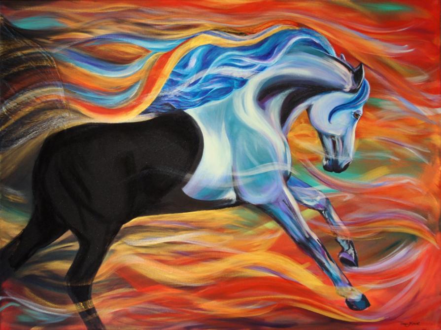 Blue Stallion: Wild and Free Blue Stallion: Wild and Free