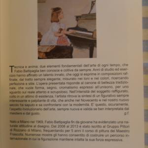 Testo critico del Museo MIIT di Torino per l'opera "La piccola Pianista" per il Catalogo d'Arte Mostra Internazionale "Italia Arte 2017" 