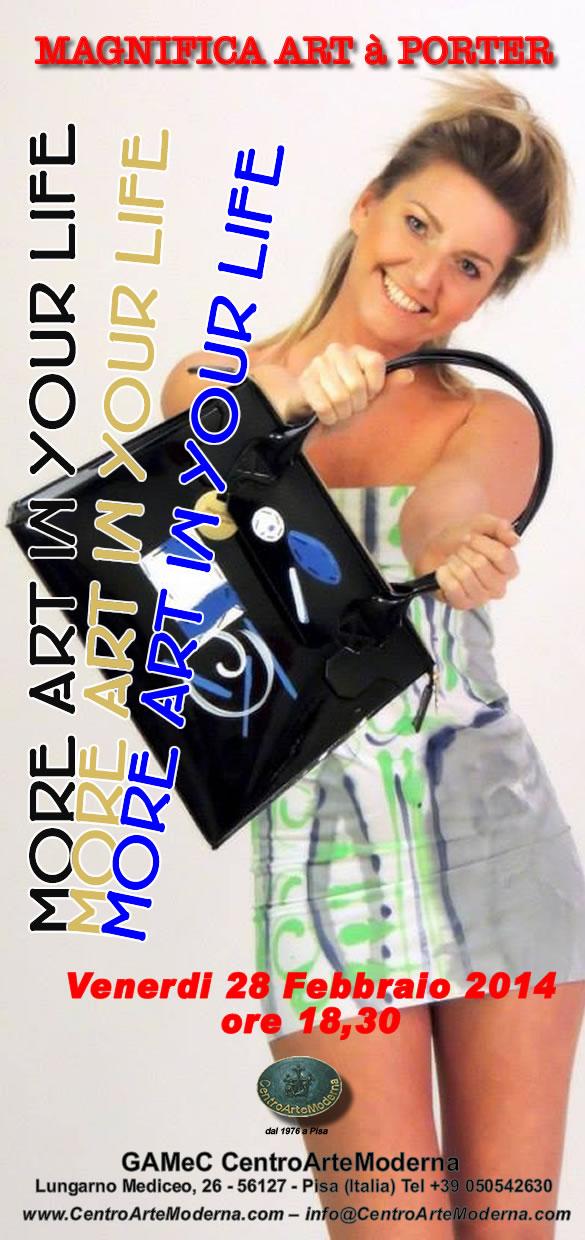 MORE ART IN YOUR LIFE / MAGNIFICA ART à PORTER presenta le sue nuove creazioni MORE ART IN YOUR LIFE / MAGNIFICA ART à PORTER presenta le sue nuove creazioni