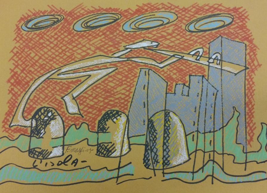 Francesco Magli -  Serie "Isola" - 2009 Opera 113