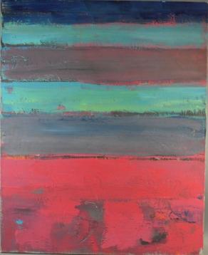 Olivier Steffens – Abstract- olio su tela - 80 x 100