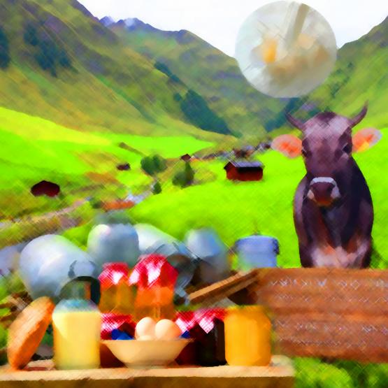 l pane, il latte e il burro sono di venerabile antichità. Hanno il sapore del mattino del mondo.