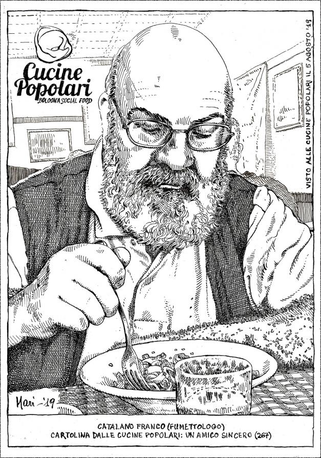 Cartolina dalle Cucine Popolari. UN AMICO SINCERO -CATALANO FRANCO wwwBE