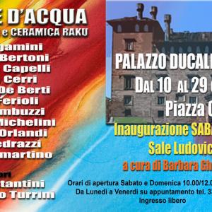 DI COLORE E D'ACQUA al Palazzo Ducale di Revere (Mantova) si è conclusa alla grande!