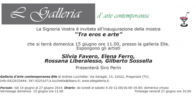 TRA EROS E ARTE TRA EROS E ARTE