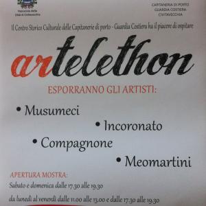  Esposizione artistica evento "Artelethon" nel contesto della maratona Telethon 2014