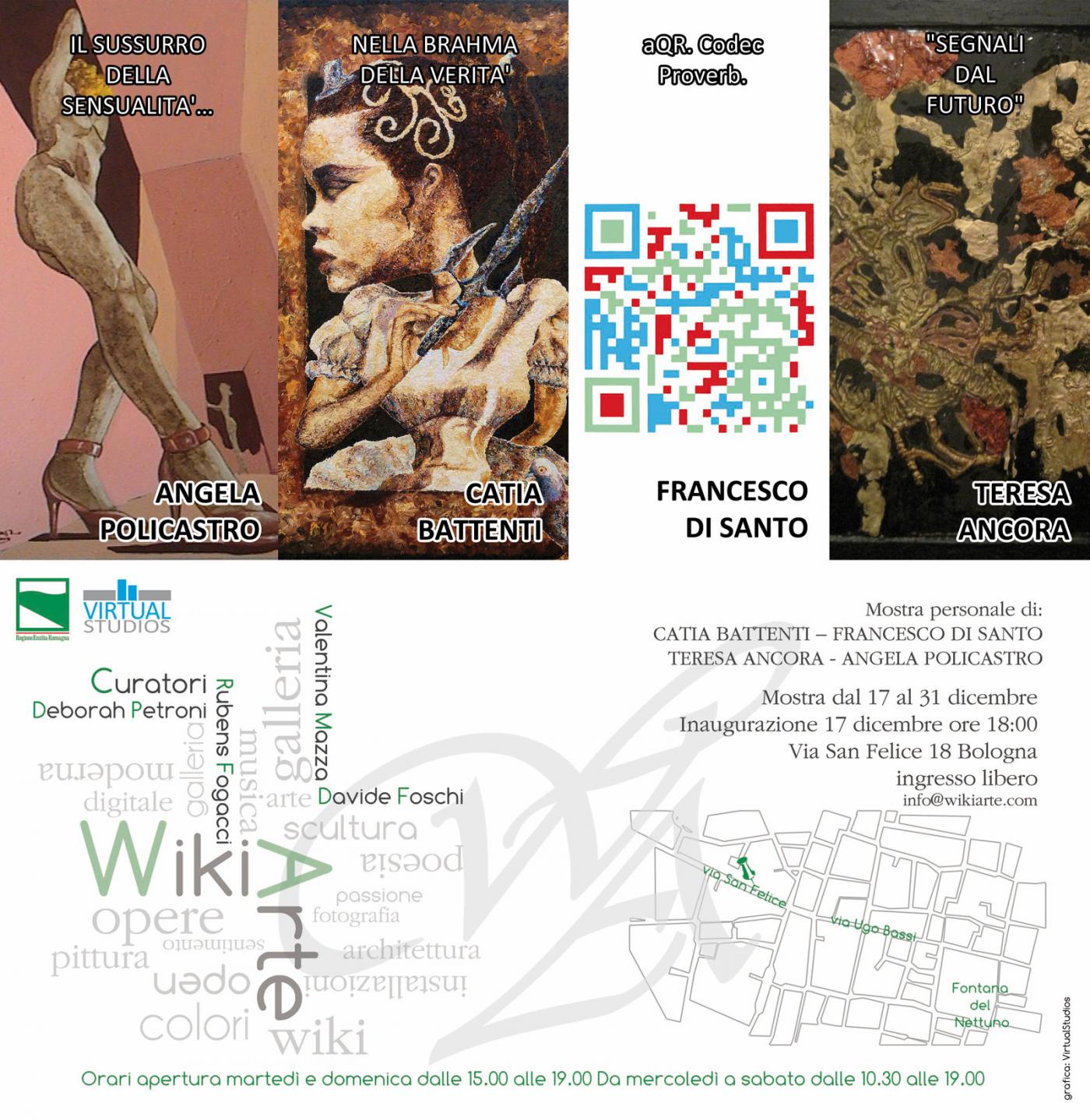 Mostra di Angela Policastro, Catia Battenti, Francesco Di Santo, Teresa Ancora