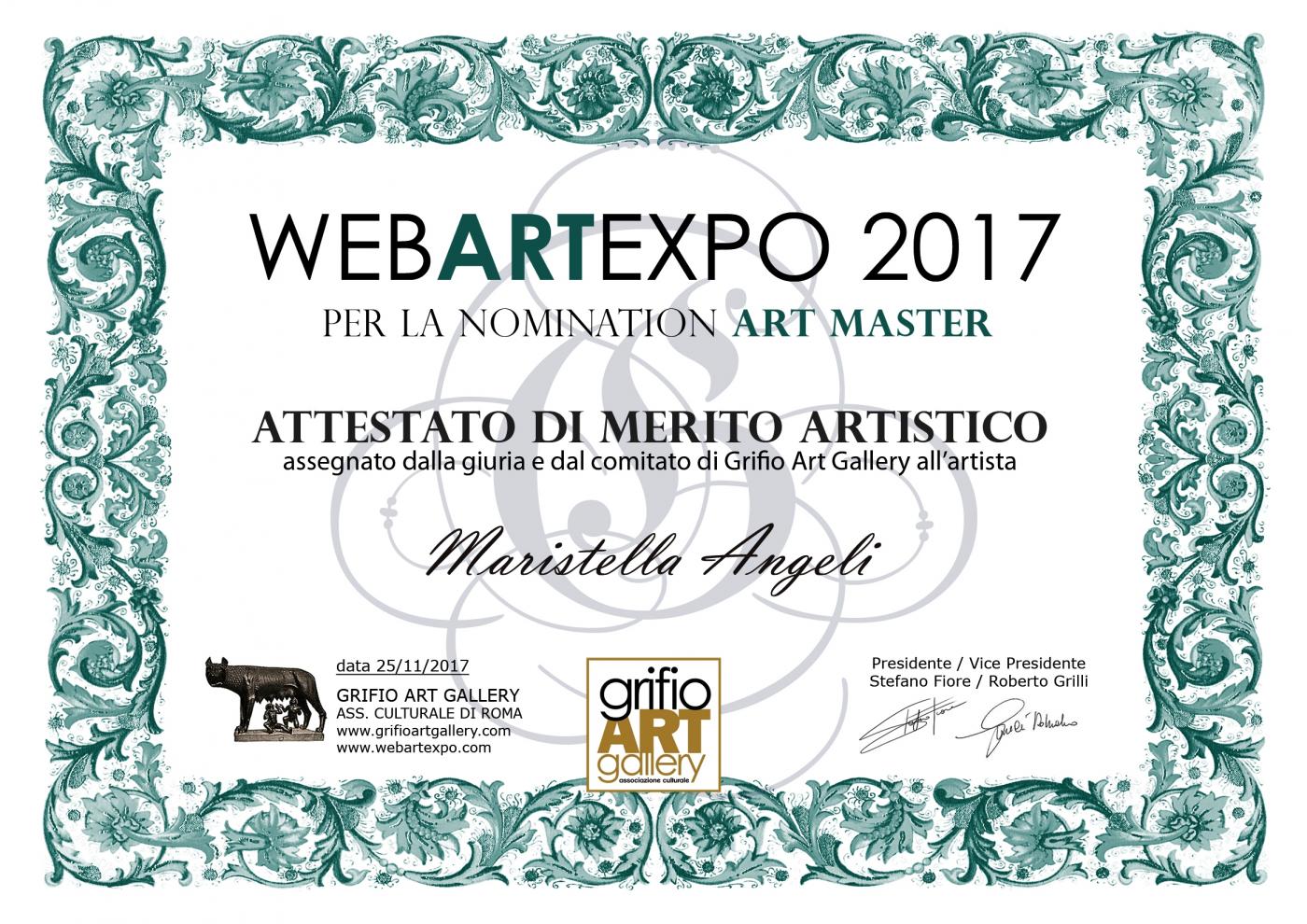 “Attestato di Merito Artistico”!