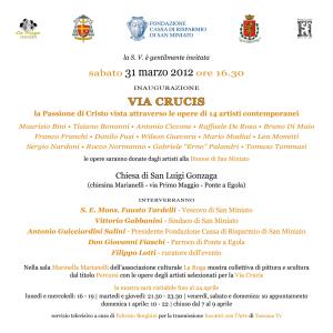 Via Crucis - la Passione di Cristo vista attraverso le opere di 14 artisti contemporanei