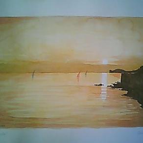 " Tramonto su Porto Conte "