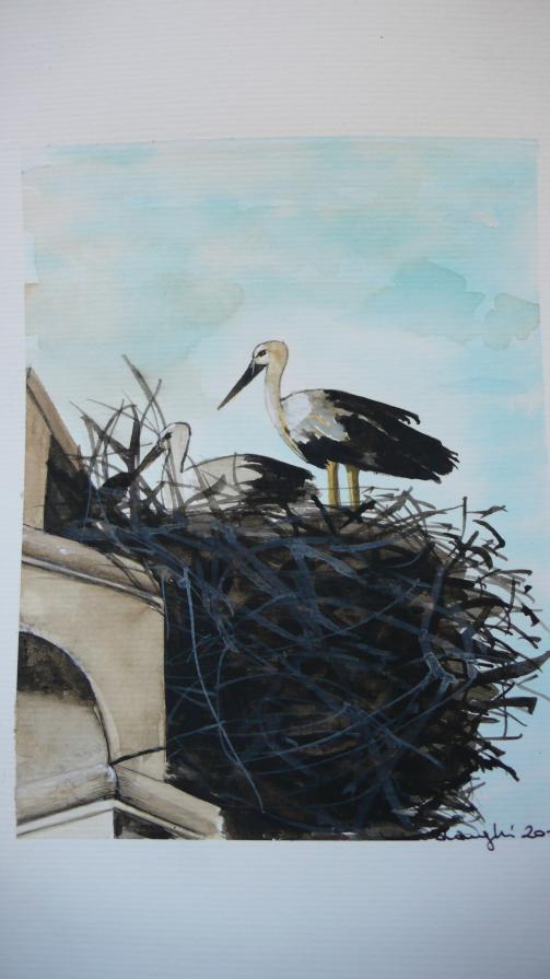 Cigueñas de Alcalà de Henares