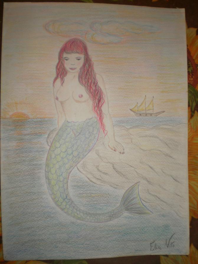 Sirena sullo scoglio