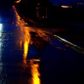 Autumn on the highway 