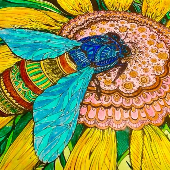 Quando un'Ape si posa su un fiore sa ciò che vuole...!!!