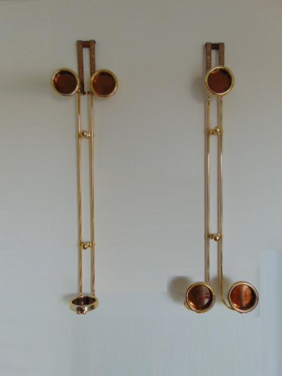 REVOLVER: gli appendiabiti a cui girano le..."svuotatasche" - COLOR ORO LUCIDO  Titoli arternativi: Sticazzi; Shiva lingam