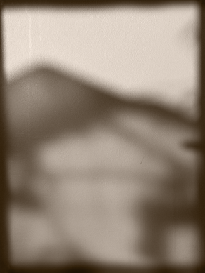 Mountains through the window.