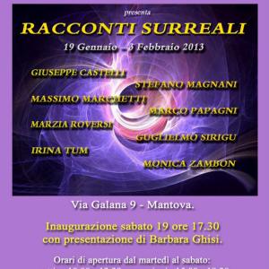 Primo articolo uscito sulla GAZZETTA DI MANTOVA per la mostra RACCONTI SURREALI
