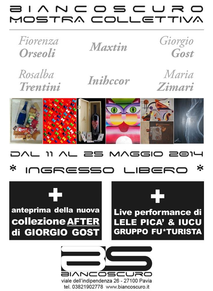 exhibition in white dark 11 to 25 May 2014