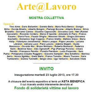 Asta benefica ARTE@LAVORO